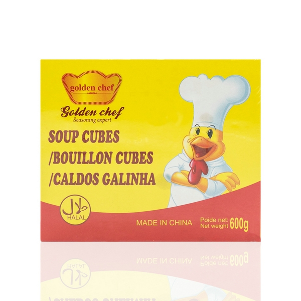 Chicken flavored soup cubes